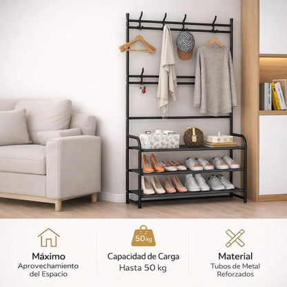 Organizador De Zapatos Con Perchero - RackPlus™