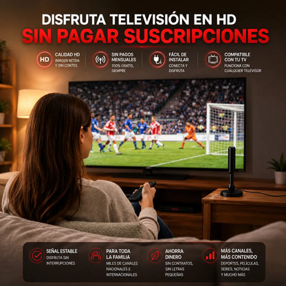 SkyLink™ UHD – Antena Inteligente 4K [+3000 CANALES]