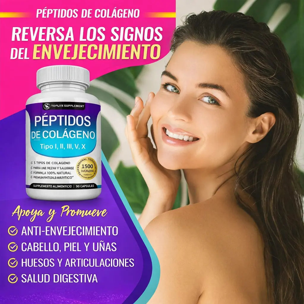 Compre 1 Llévate  2 - Suplemento Colageno Peptides 180cp