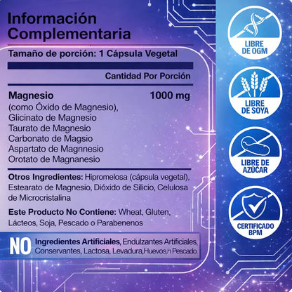 Compre 2 Llévate 3 - Magnesium Complex 270 Cp Bioforce™