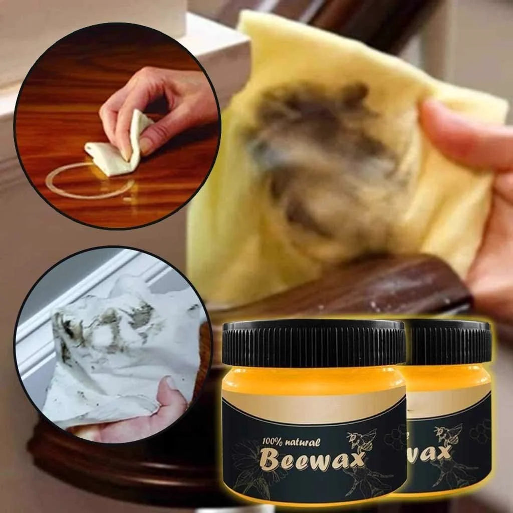 Beewax cera natural restauradora de muebles y pisos de madera
