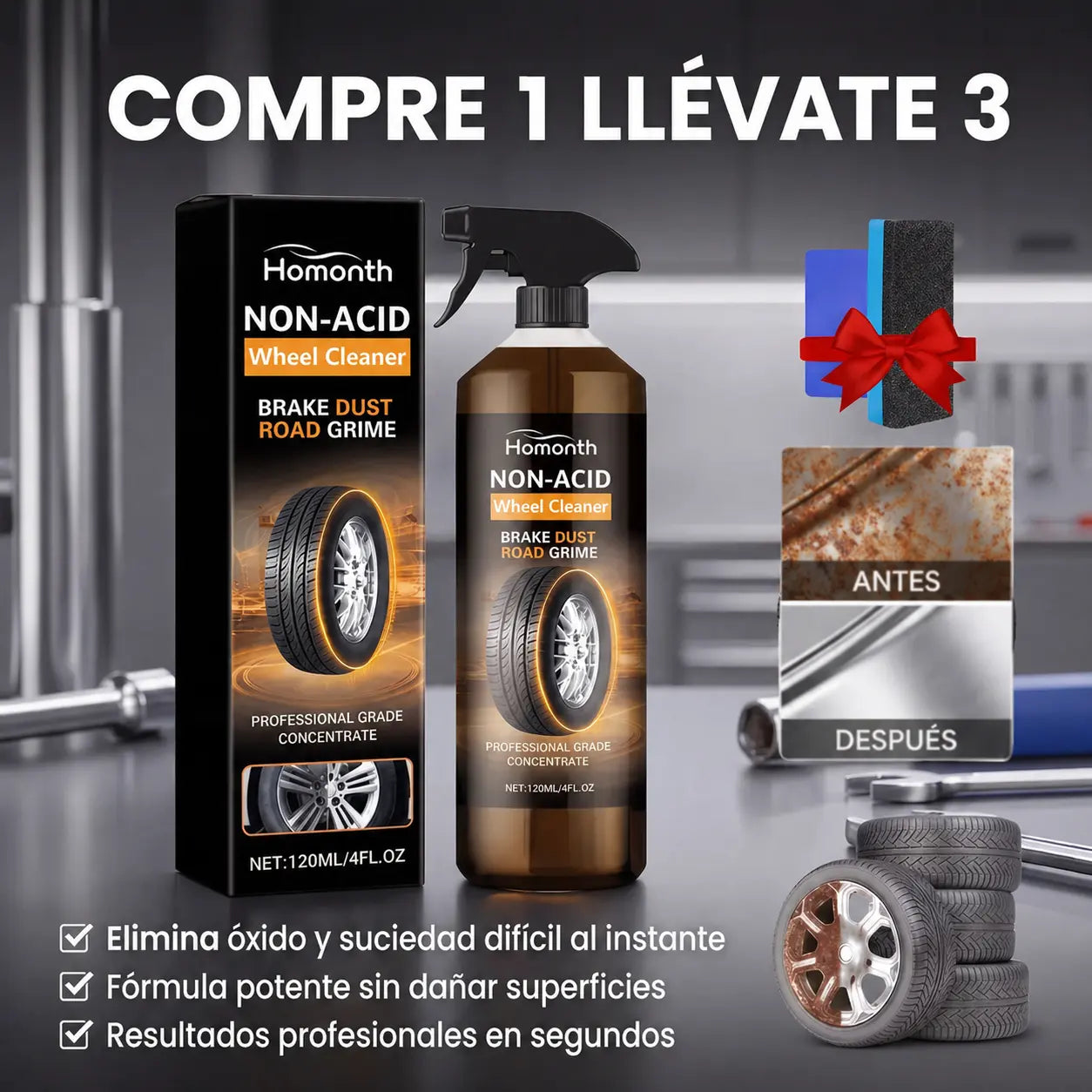 Compre 1 Llévate 3 - Limpiador Quita Oxido CleanMax™
