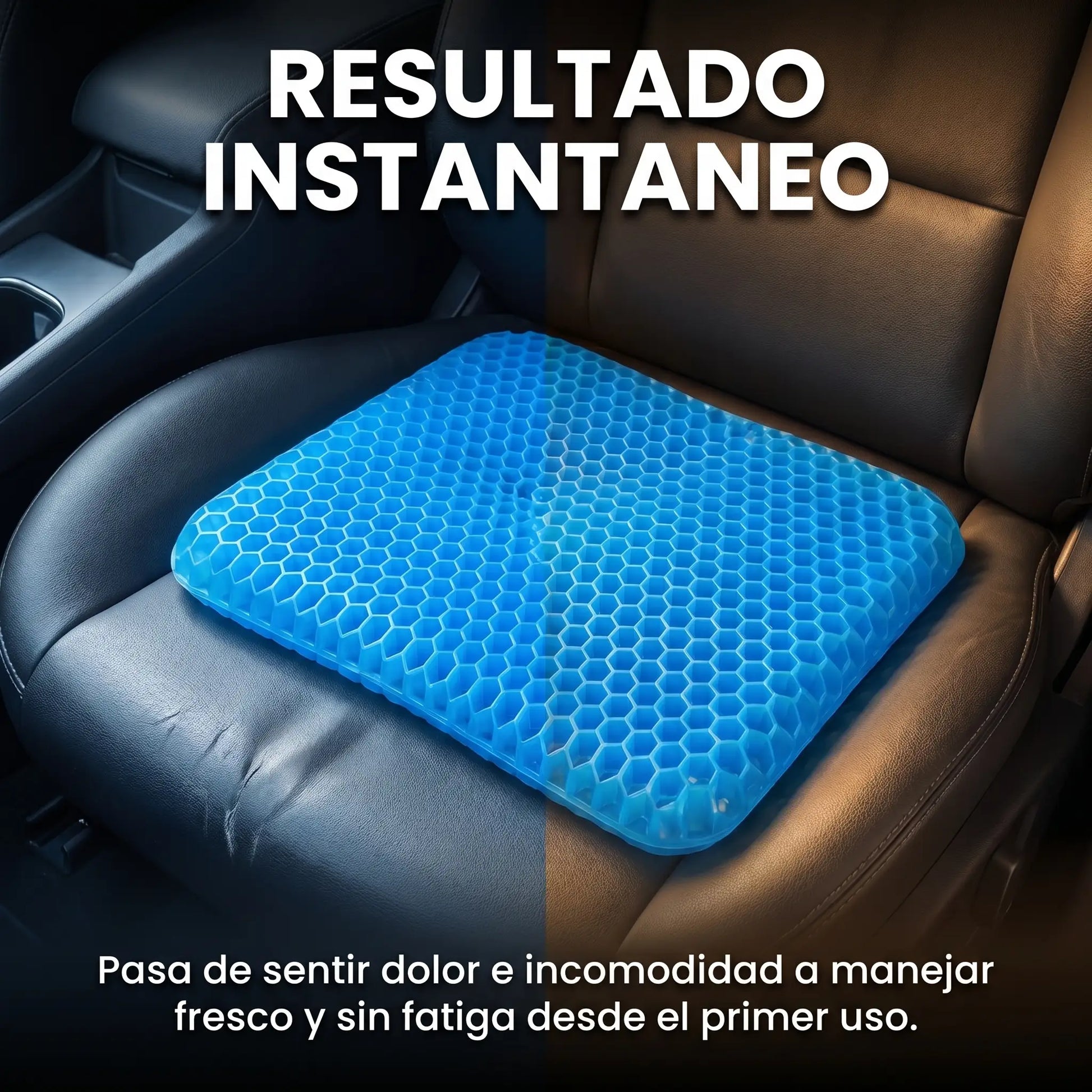Resultado visible - Cojin Comfortmax antes y despues
